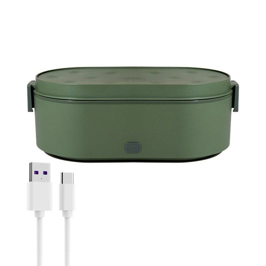 lunch box chauffante usb verte