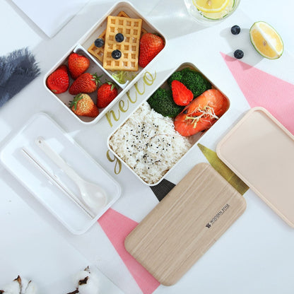 Lunch Box Chic Bois Rose