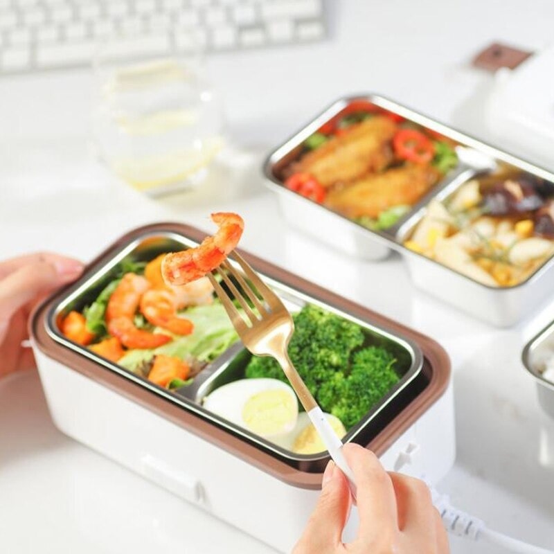 Lunch Box Chauffante Blanche