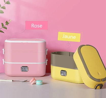 Lunch Box Chauffante Rose