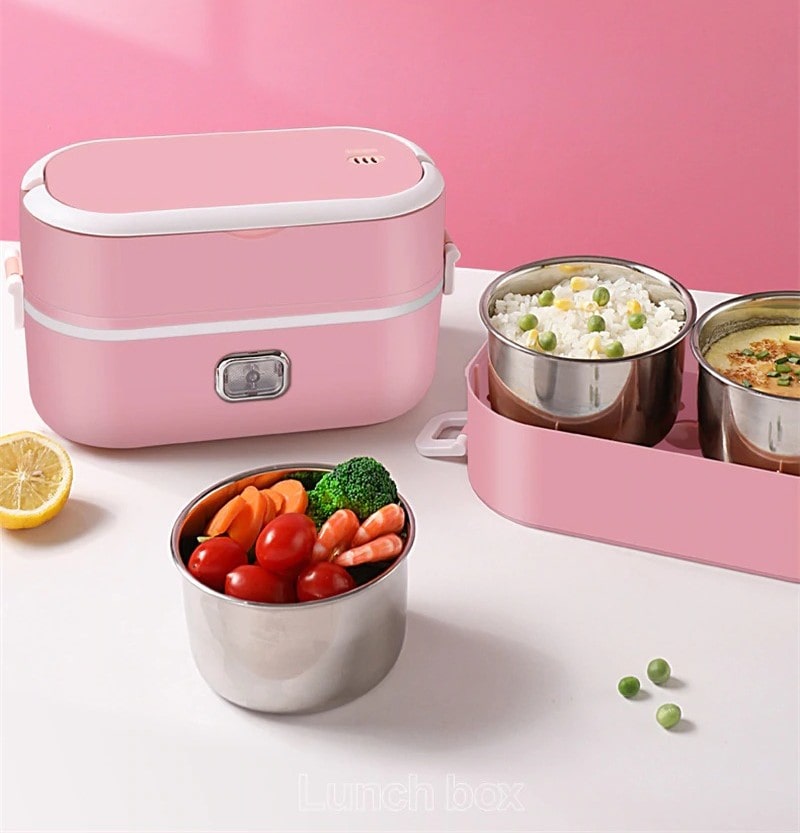 Lunch Box Chauffante Rose