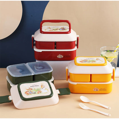 Lunch Box Verte Enfants Lapin