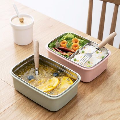 Lunch Box Étanche Inox Rose