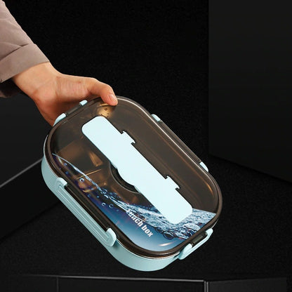 Lunch Box Inox Bleu