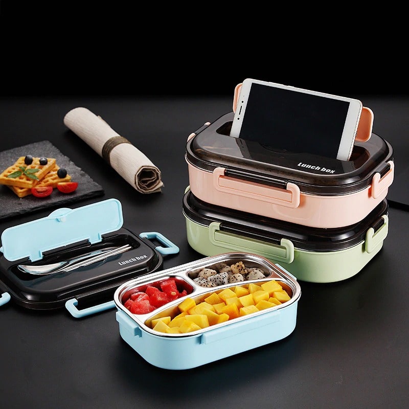 Lunch Box Inox Rose