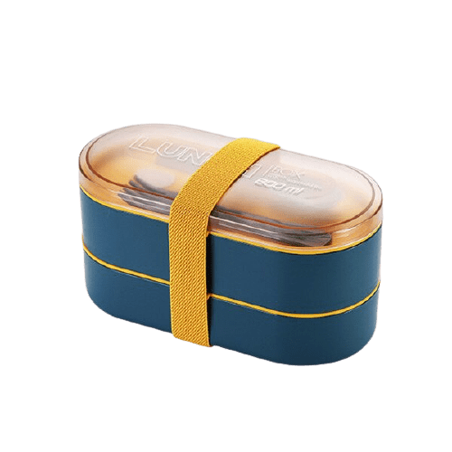 Lunch Box Ovale Bleue