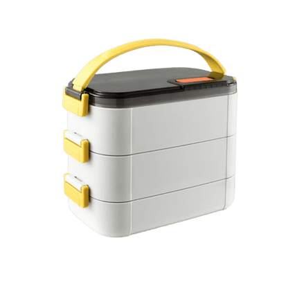 Lunch Box Inox Blanche Étages