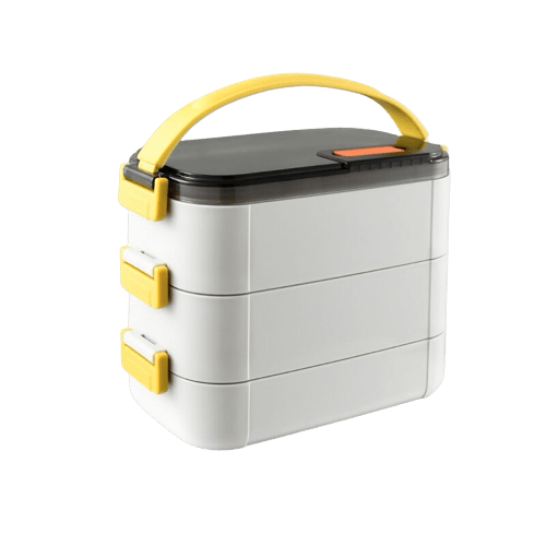 Lunch Box Inox Blanche Étages