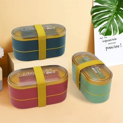 Lunch Box Ovale Verte