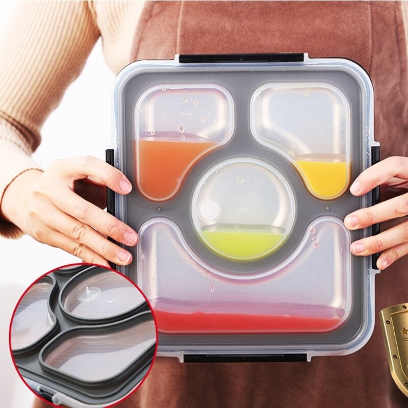 Lunch Box Compartimentée Rose