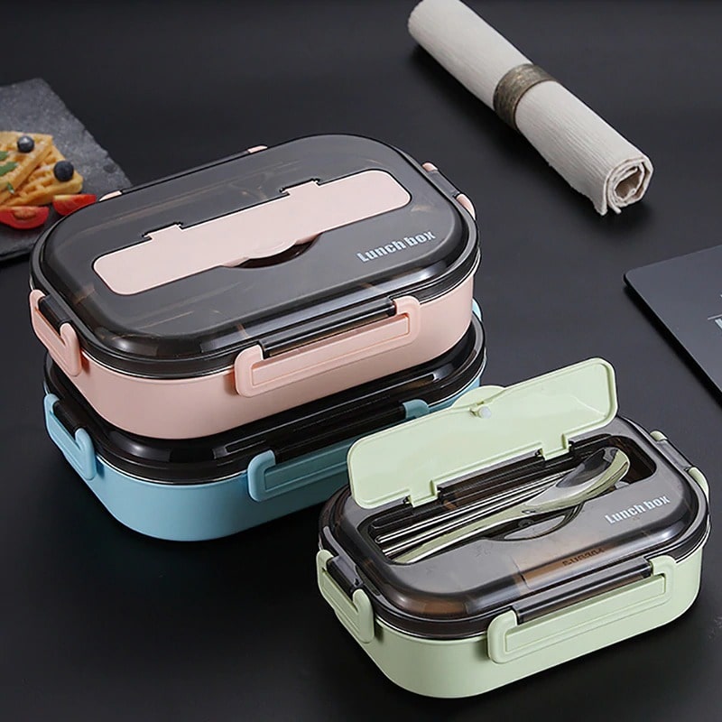 Lunch Box Inox Vert