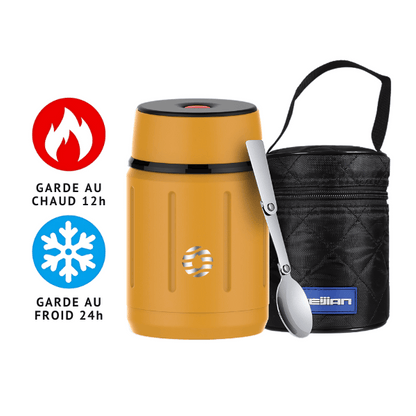 Lunch Box Isotherme Jaune