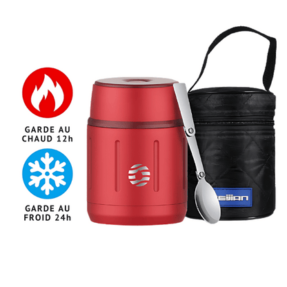 Lunch Box Isotherme Rouge