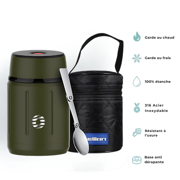 Lunch Box Isotherme Verte
