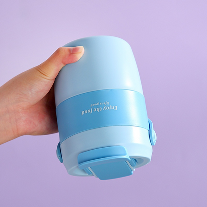 Lunch Box Isotherme Bleu Clair