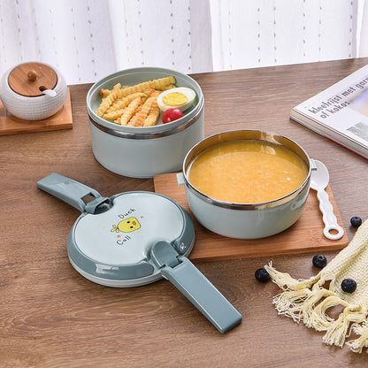 Lunch box Ronde Bleue 3 étages