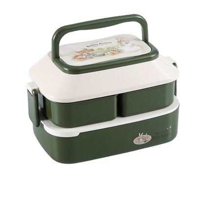 Lunch Box Verte Enfants Lapin
