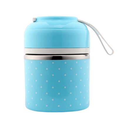 lunch box isotherme bleue un compartiment
