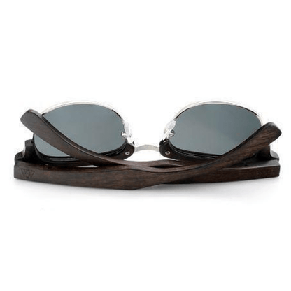 Lunettes de soleil bois Clubmaster - All Black