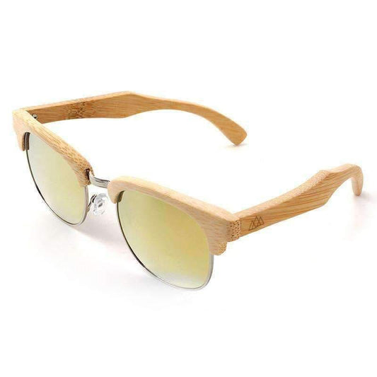 Lunettes de soleil bois Clubmaster - Sun