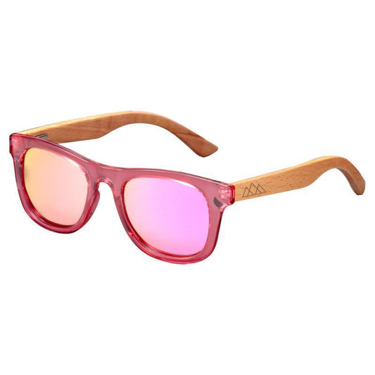Lunettes en bois Enfant - Play Pink