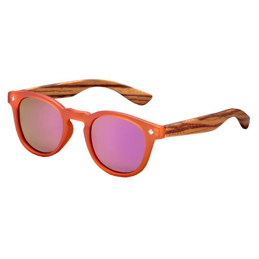 Lunettes en bois Enfant - Summer Orange