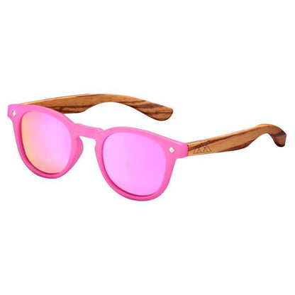 Lunettes en bois Enfant - Summer Pink