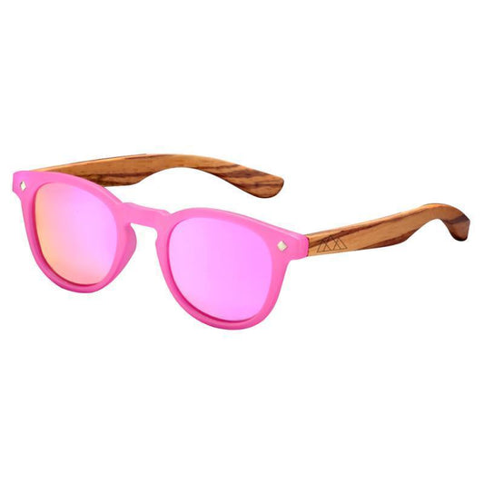 Lunettes en bois Enfant - Summer Pink