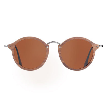 Monture Lunette Bois - Retro Brun