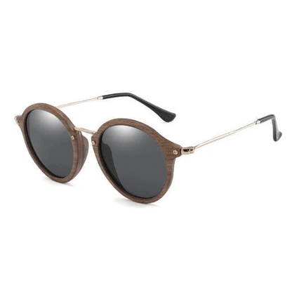 Lunettes en Bois - Retro Noir