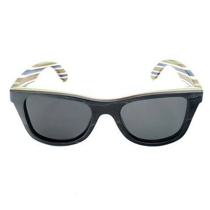 Lunettes en Bois - Wayfarer Bi-color