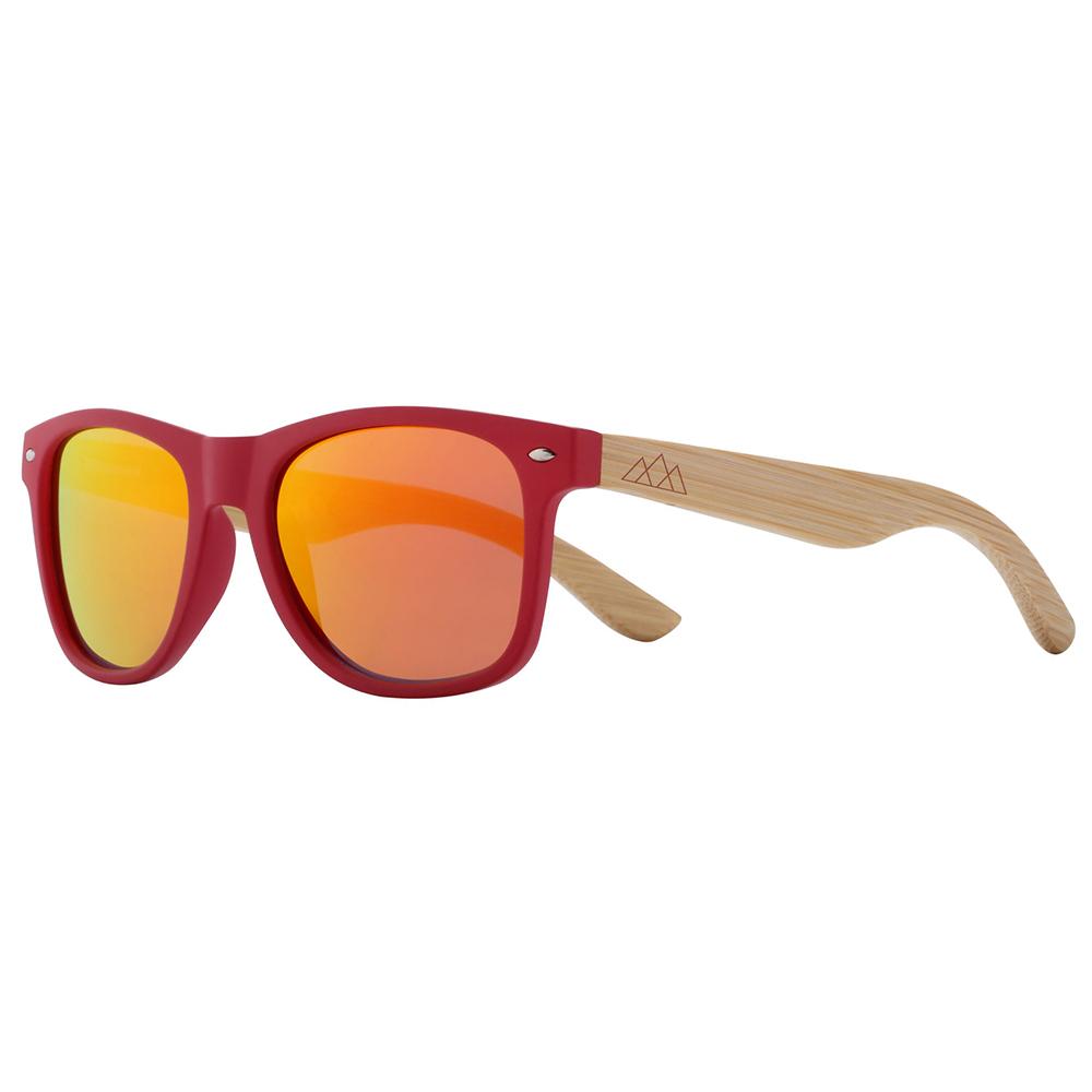 Lunettes en bois - Wayfarer Rouge