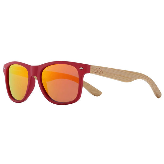 Lunettes en bois - Wayfarer Rouge