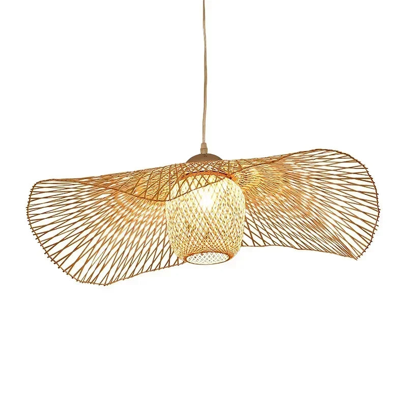 Lustre Bambou LED Épuré et Original