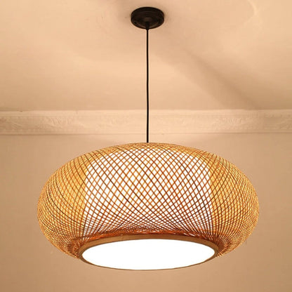 Lustre Bambou Style Rétro et Créatif