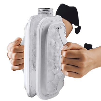 Machine à Glaçons 2-en-1 et Bouteille d'Eau - Pratique et Portable