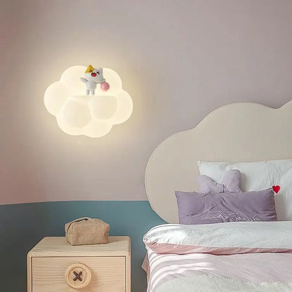 applique murale chambre bébé chat design
