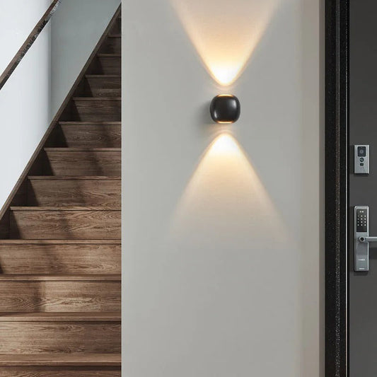applique murale exterieure boule led
