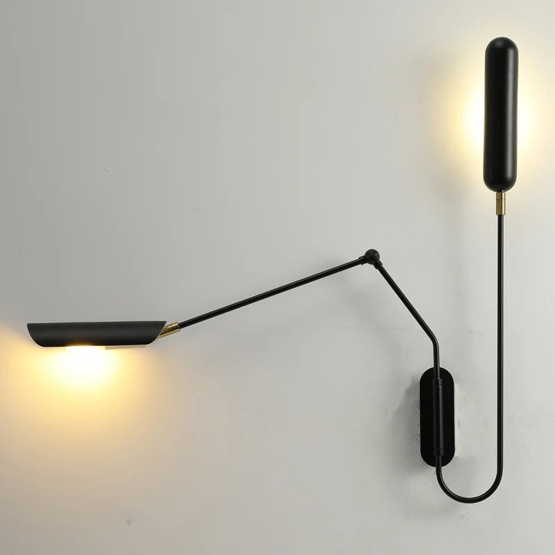 applique murale cuisine industrielle noire