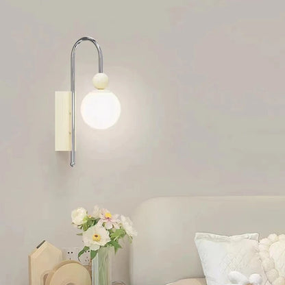 applique murale autruche blanche