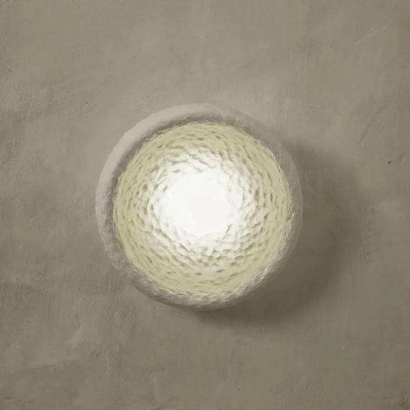applique murale blanc mat design