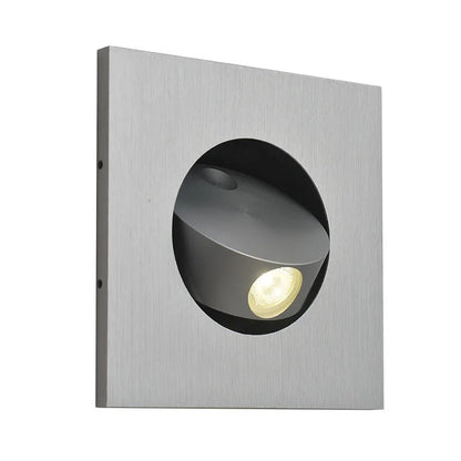applique murale encastrable argent