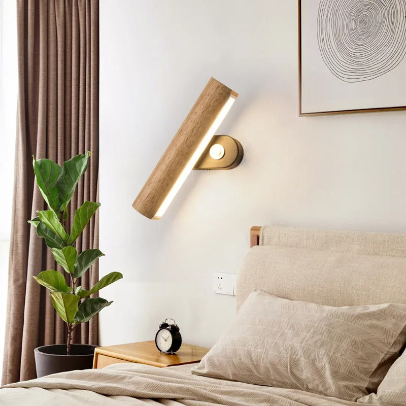 applique salon bois moderne