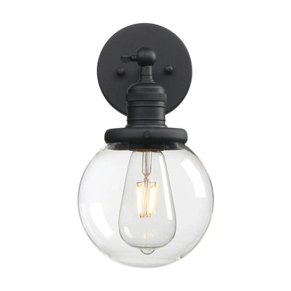 applique murale industrielle vintage noire