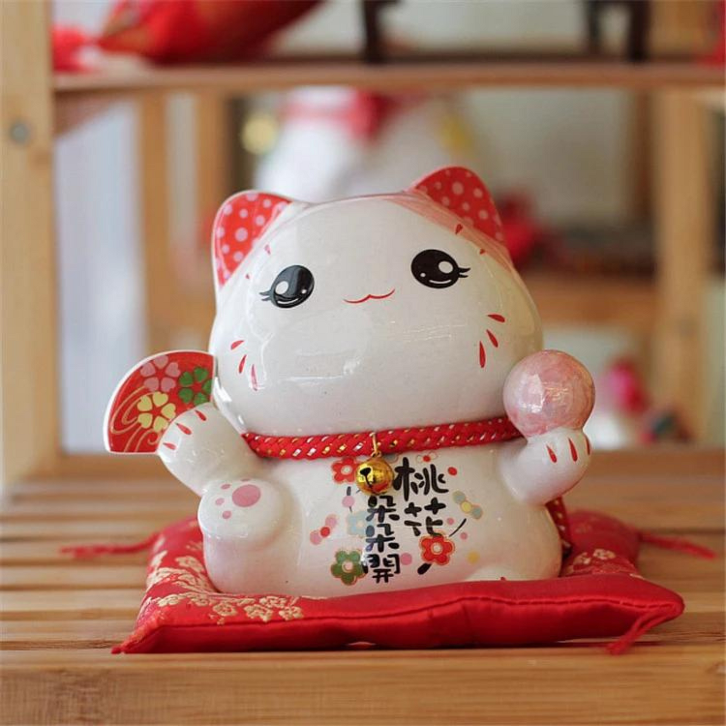 Maneki Neko Tirelire ’Amour’ - Eventail