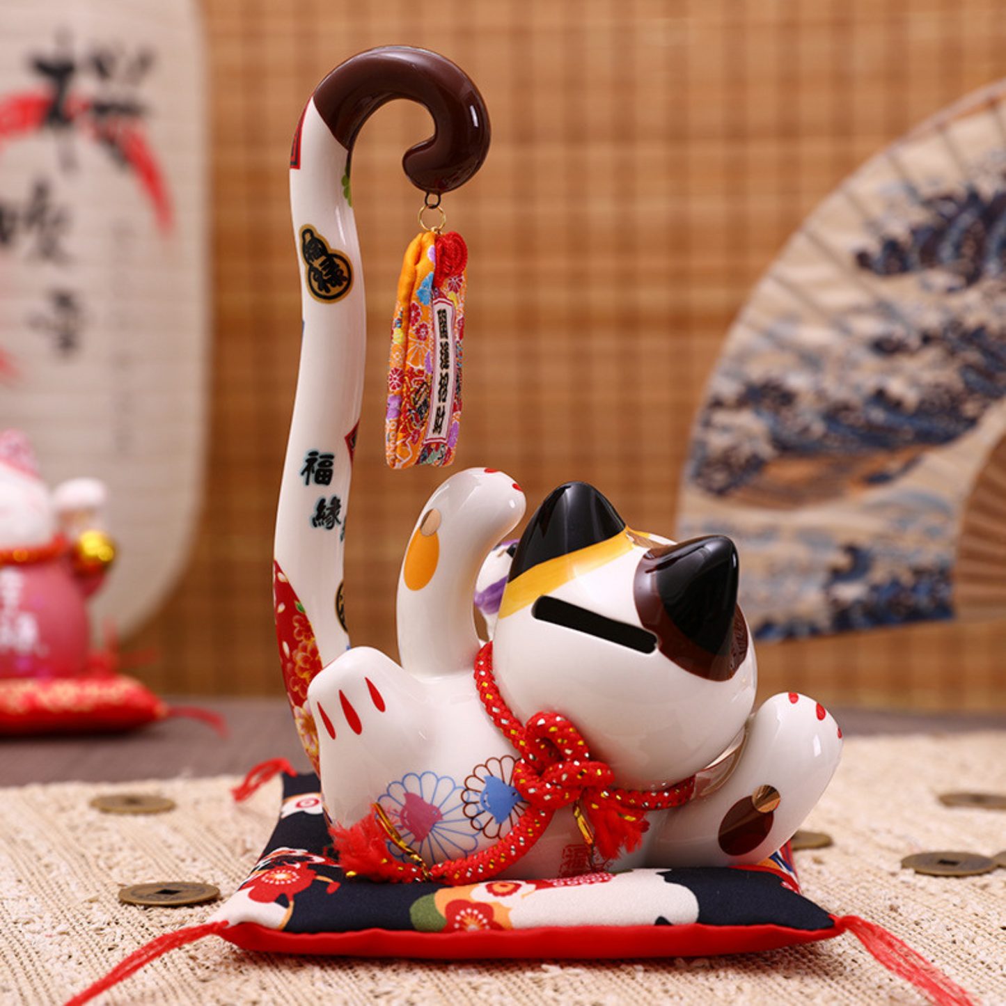 Maneki neko décoration