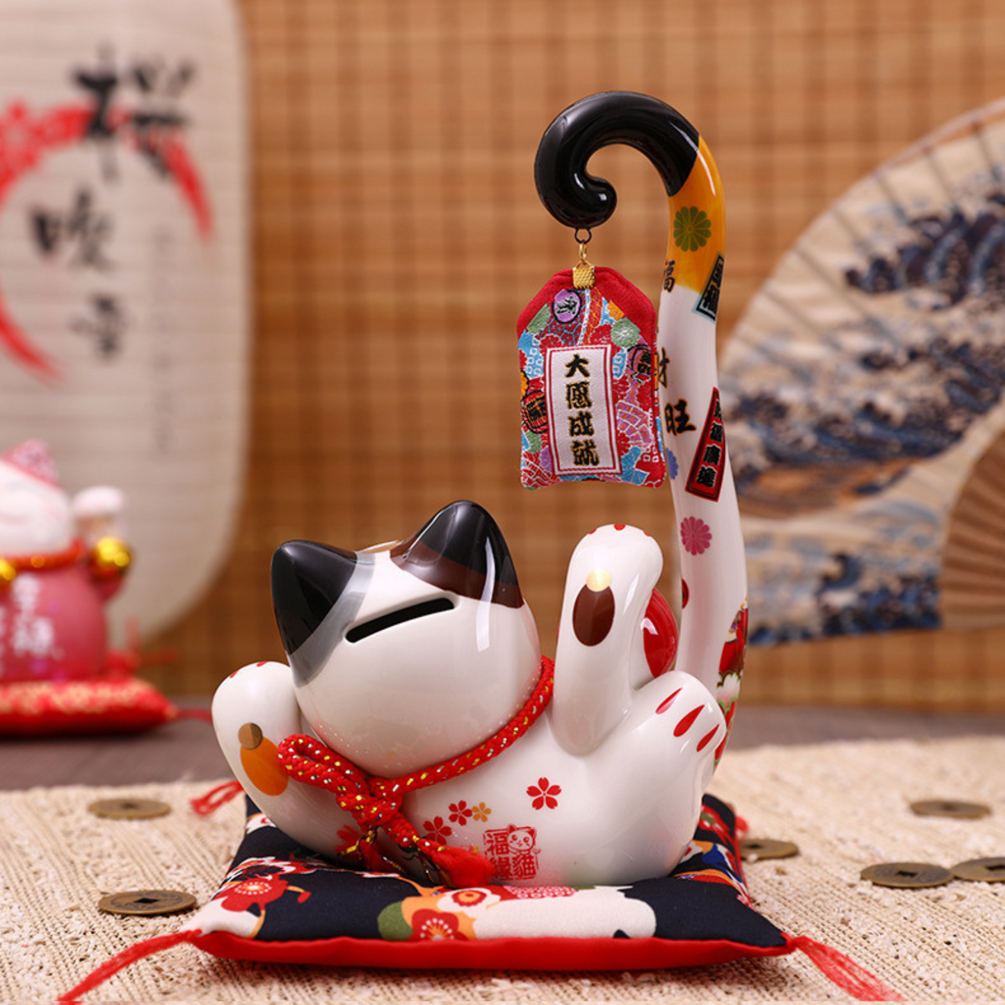 Maneki neko décoration