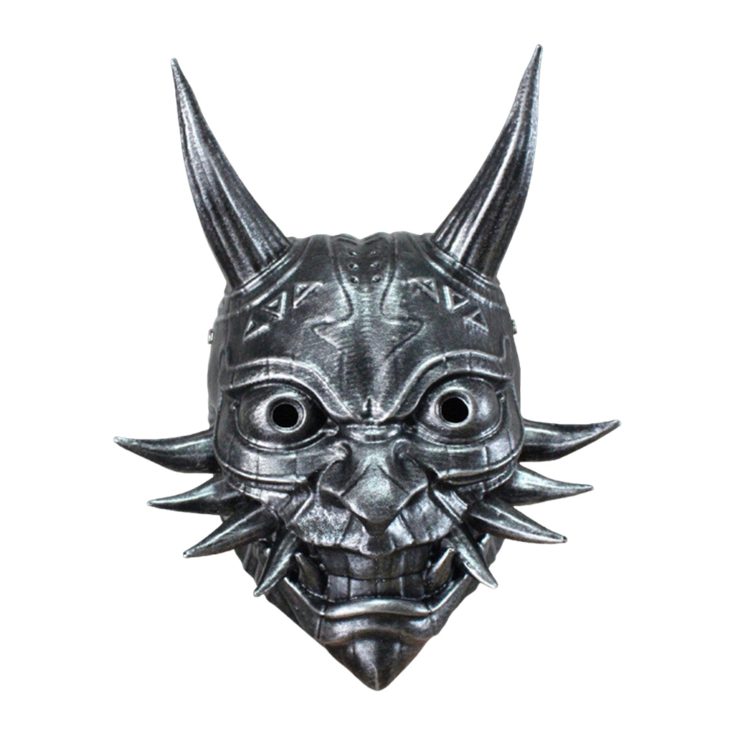 Masque Traditionnel Japonais ’Shiata’ - Argent