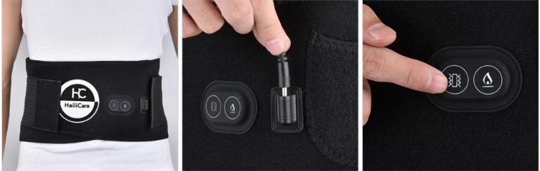 Ceinture Lombaire Chauffante et Massante