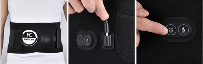 Ceinture Lombaire Chauffante et Massante